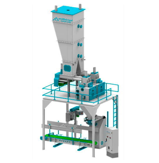 25 - 50 Kg Çift Tartım Tek İstasyonlu Un Paketleme Makinası