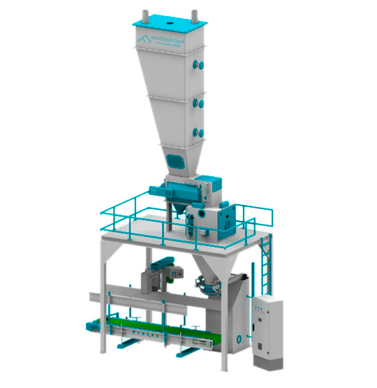 25 - 50 Kg Tek Tartımlı Tek İstasyonlu Yem Paketleme Makinası